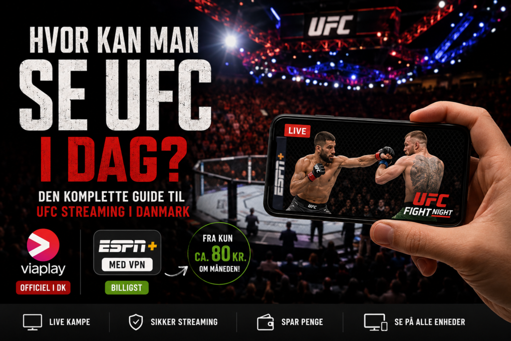 Hvor kan man se UFC