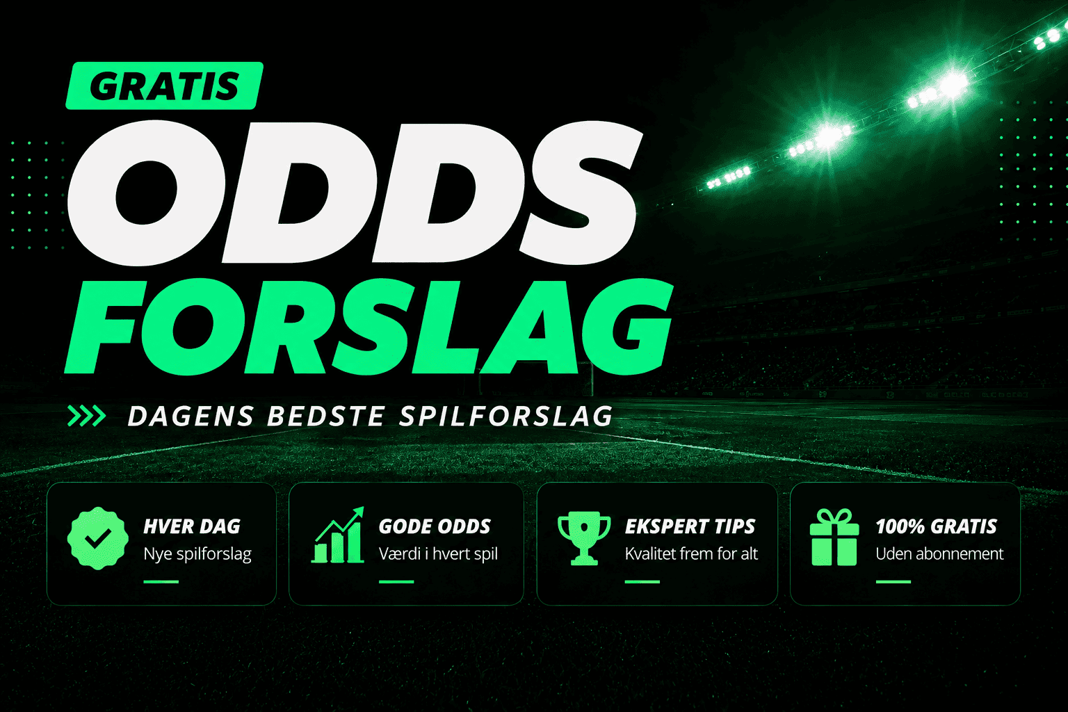 Gratis oddsforslag